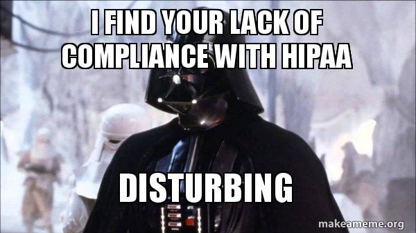 Dark Vader HIPAA compliance.